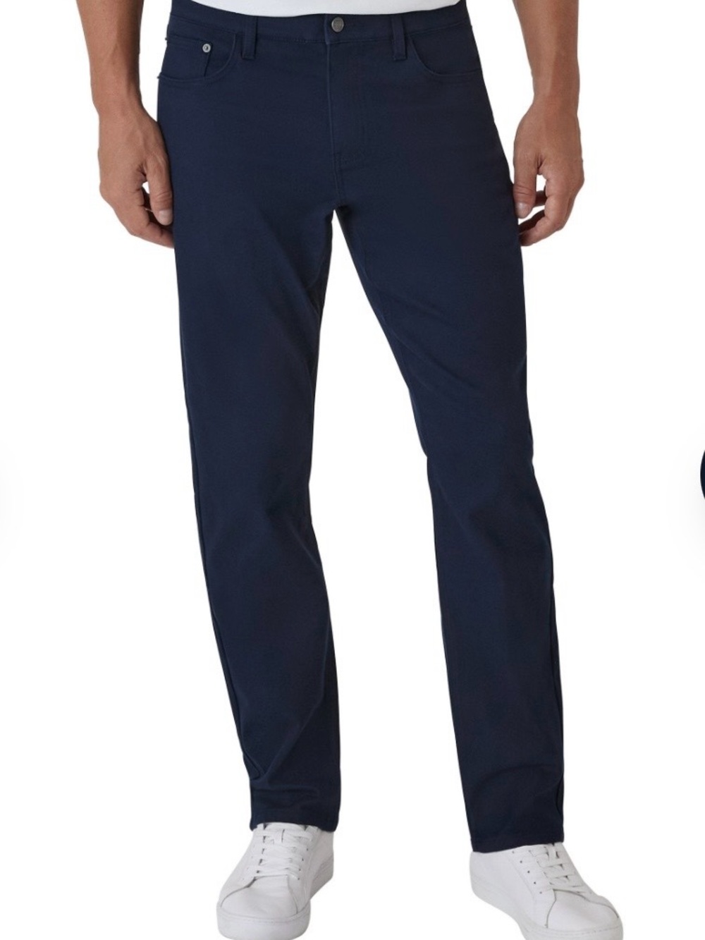Izod Jeans Men’s Regular Fit Navy Blue 5-Pocket Stretch Pants 40x29
